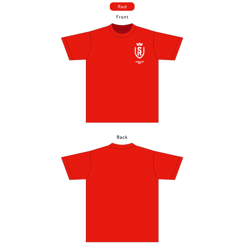 ロゴTシャツ（レッド）